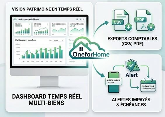 Illustration de dashboard financier